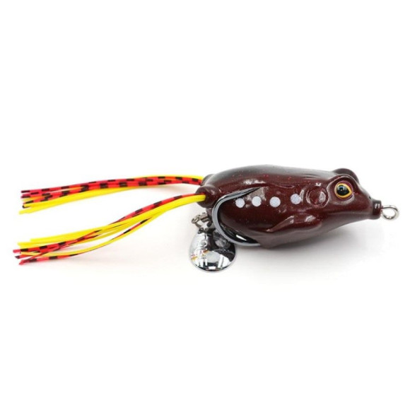 Лягушка-незацепляйка Namazu FROG с лепестком, 65 мм, 18 г, цвет 04, крючок-двойник YR Hooks (BN) #3/ Лягушка-незацепляйка Namazu FROG с лепестком, 65 мм, 18 г, цвет 04, крючок-двойник YR Hooks (BN) #3/