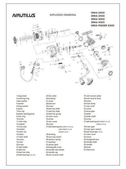 Катушка Nautilus Orka Feeder 5500 Катушка Nautilus Orka Feeder 5500