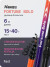 Удилище стеклопластиковое с/к NAMAZU Fortune Bolo, 6 м, тест 15-40г/25/