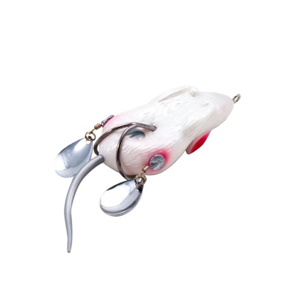 Мышь-незацепляйка Namazu MOUSE с лепестками, 76 мм, 26 г, цвет 17, крючок-двойник YR Hooks (BN) #2 Мышь-незацепляйка Namazu MOUSE с лепестками, 76 мм, 26 г, цвет 17, крючок-двойник YR Hooks (BN) #2