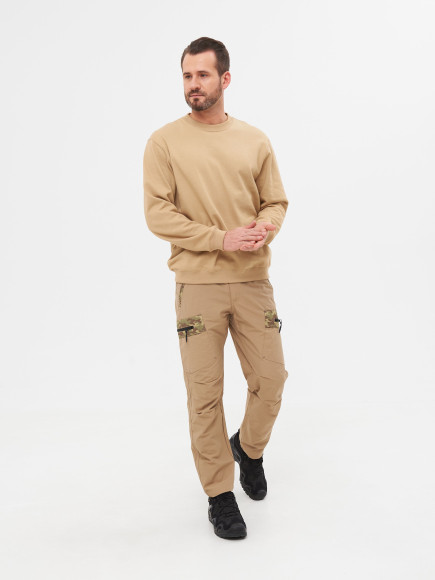 Брюки летние Huntsman Матрица ткань Nylon Cotton Рип-Стоп цвет Песок (44/46-170/176)