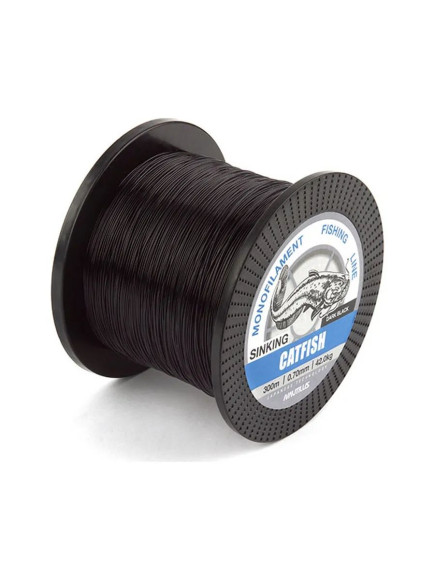 Леска Nautilus Catfish 0,80мм.,55кг, 300м.dark black