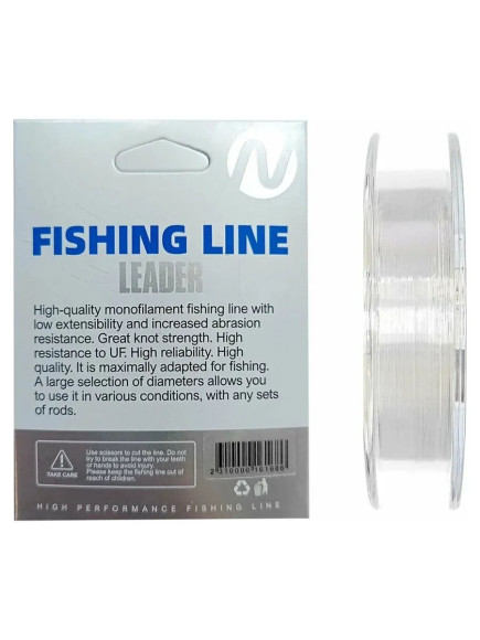 Леска Nautilus Leader 0,10мм.,1,3кг, 30м.clean Леска Nautilus Leader 0,10мм.,1,3кг, 30м.clean