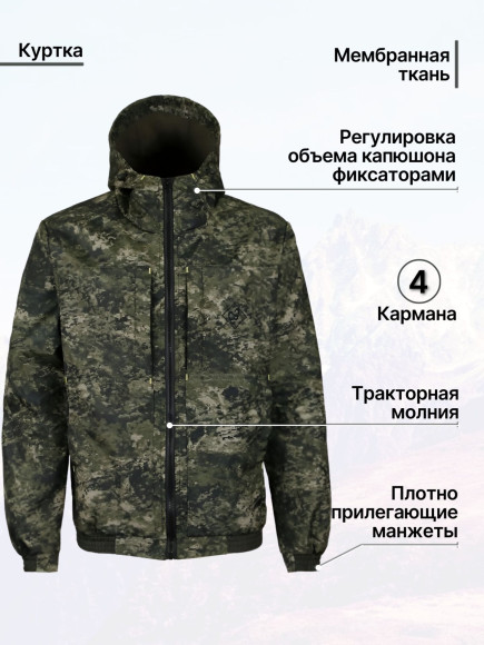 Костюм Cleric (Duplex Fleece) полофлис, цвет Terra(48/50-182/188)