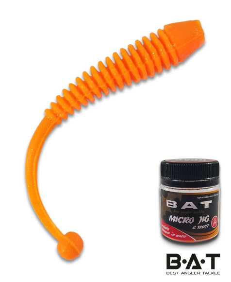 ВАТ ZON worm 50мм Оранжевый ФЛ аром. Краб Уп.8 ВАТ ZON worm 50мм Оранжевый ФЛ аром. Краб Уп.8