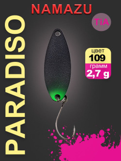 Блесна микроколеб. Namazu Pro TiA Paradiso, вес 2,7 г, цвет 109/300/ Блесна микроколеб. Namazu Pro TiA Paradiso, вес 2,7 г, цвет 109/300/