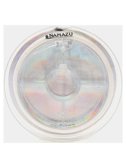 Шнур плетеный Namazu "Ice-Stra" 4Х, L-30 м, d-0,14 мм, test-9,1 кг, белый/560/200/ Шнур плетеный Namazu "Ice-Stra" 4Х, L-30 м, d-0,14 мм, test-9,1 кг, белый/560/200/