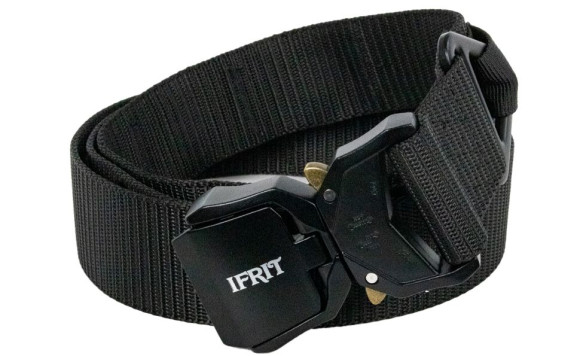 Ремень "IFRIT Tactic adventure" тактический быстросъемный 40 мм, Черный Ремень "IFRIT Tactic adventure" тактический быстросъемный 40 мм, Черный