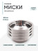 4 шт. Миска "Следопыт-эконом" метал., d - 19 см, 900 мл 4 шт. Миска "Следопыт-эконом" метал., d - 19 см, 900 мл