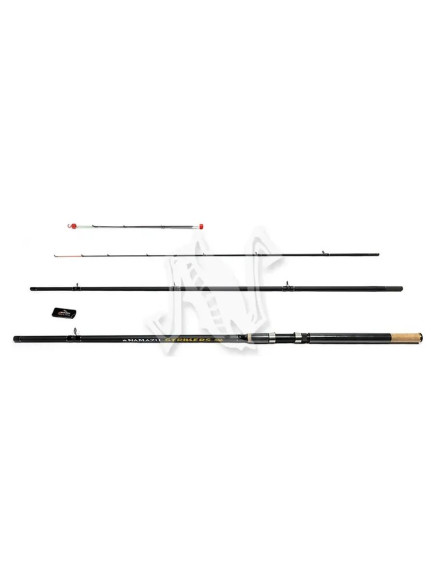 Удилище фидерное штекерное карбоновое NAMAZU Catana 390H, 3,9 м, тест 70-150 г/25/