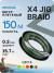 Шнур Nautilus X4 Jig Braid Green d-0.20мм 15.7кг 2,5PE 150м