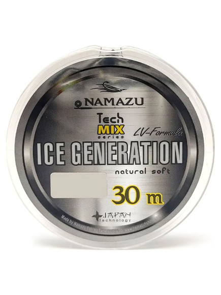 Леска Namazu "Ice Generation", L-30 м, d-0,20 мм, test-3,20 кг, прозрачная/10/ Леска Namazu "Ice Generation", L-30 м, d-0,20 мм, test-3,20 кг, прозрачная/10/