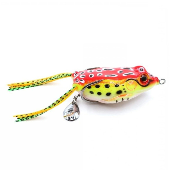 Лягушка-незацепляйка Namazu FROG с лепестком, 55 мм, 10 г, цвет 09, крючок-двойник YR Hooks (BN) #1/ Лягушка-незацепляйка Namazu FROG с лепестком, 55 мм, 10 г, цвет 09, крючок-двойник YR Hooks (BN) #1/