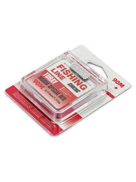 Леска Nautilus Toray MORM Special 0,112мм.,1,91кг, 90м.red