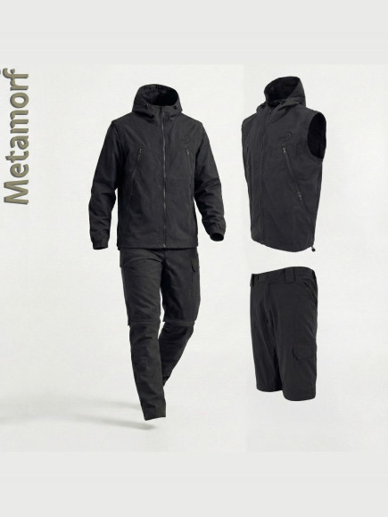 Костюм трансформер Элементаль Metamorf (Twill) Черный(56/58-170/176)