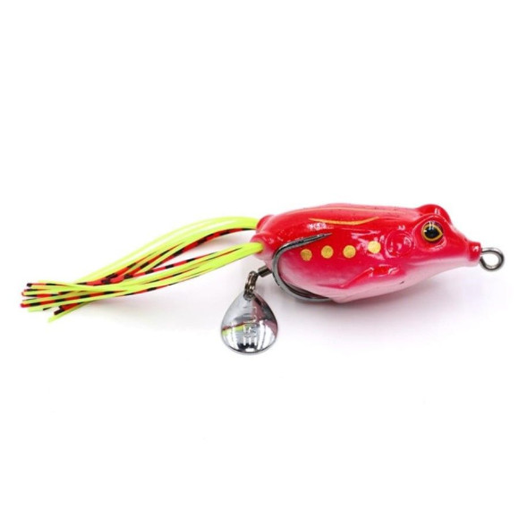Лягушка-незацепляйка Namazu FROG с лепестком, 65 мм, 18 г, цвет 01, крючок-двойник YR Hooks (BN) #3/ Лягушка-незацепляйка Namazu FROG с лепестком, 65 мм, 18 г, цвет 01, крючок-двойник YR Hooks (BN) #3/