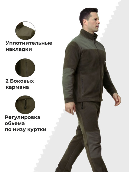 Костюм флисовый Элементаль ELF-2 (Цвет Хаки, Размер 44/46, Рост 170-176)